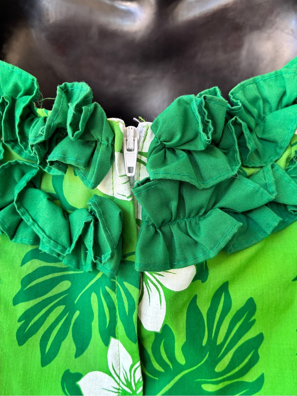 Vintage XL Royal Creations Hawaiian Ruffles Made in Hawaii Muumuu Dress - Picture 6 of 11
